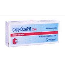 СИДНОФАРМ табл. 2 мг №30