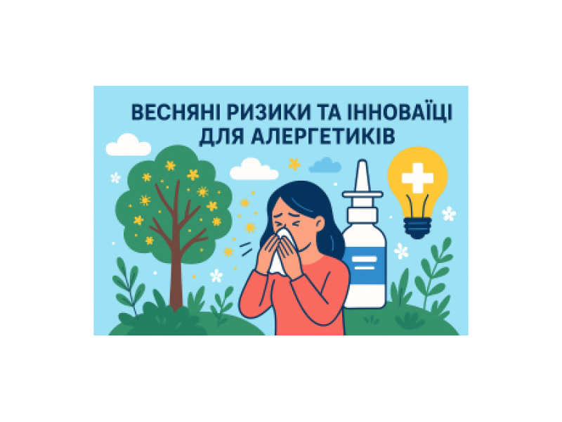 ВЕСНЯНІ РИЗИКИ та ІННОВАЦІЇ для АЛЕРГЕТИКІВ