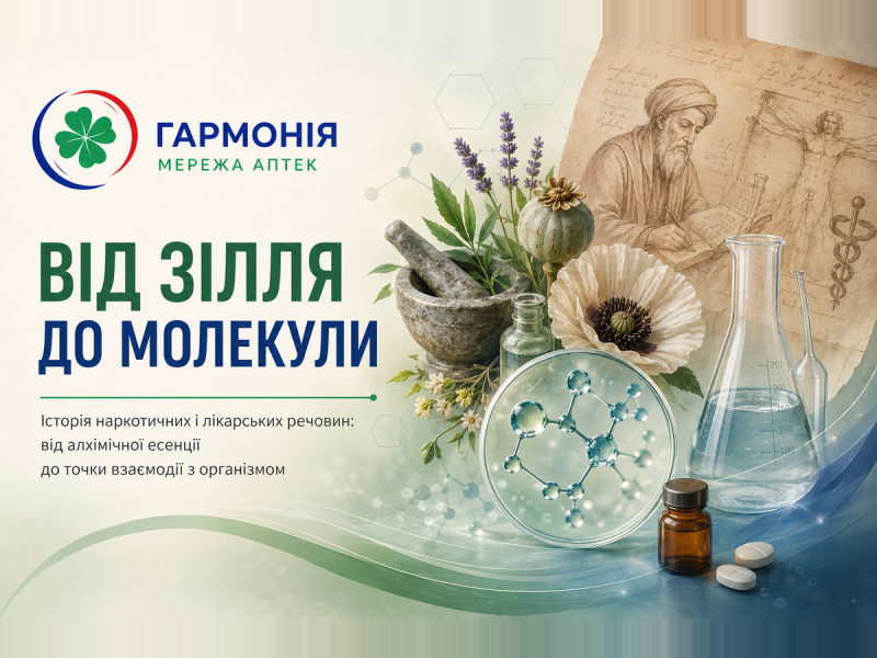 Від зілля до молекули: історія наркотичних і лікарських речовин