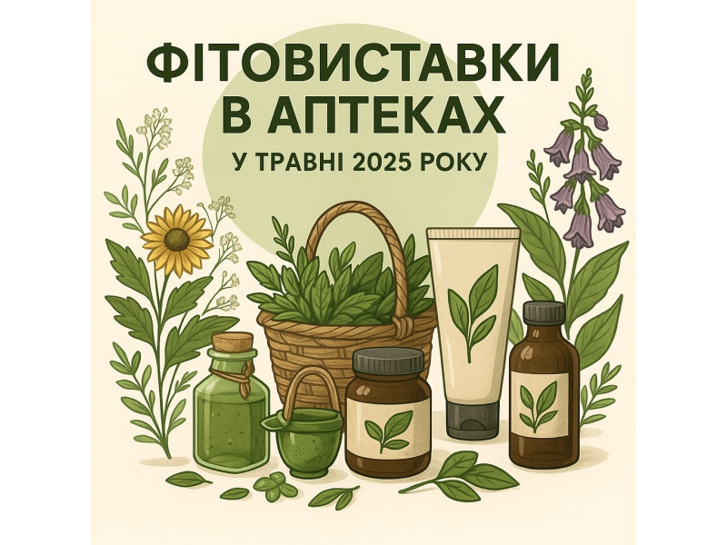 Фітовиставки в аптеках «Гармонії» у травні 2025 року