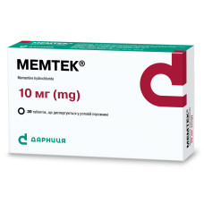 МЕМТЕК табл. дисп. 10 мг №30 бліст.