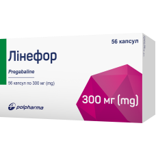 ЛІНЕФОР капсули тв. по 300 мг №56 (14х4)