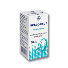 ПРАЗОФЕСТ пор. д/п р-ну д/ін. 40 мг №1 фл.