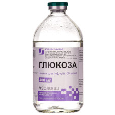 ГЛЮКОЗА р-н д/інф. 5% №1 пляшка 400 мл