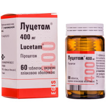 ЛУЦЕТАМ табл. 400 мг №60 банка ЕГІС