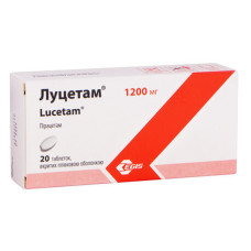 ЛУЦЕТАМ табл. 1200 мг №20 ЕГІС