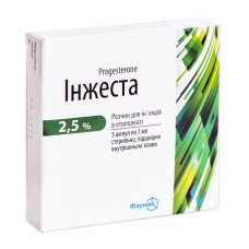 ІНЖЕСТА р-н д/ін. 2,5% №5 амп.1 мл