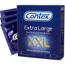 ПРЕЗЕРВАТИВИ КОНТЕКС Extra Large збільш.розм. №3
