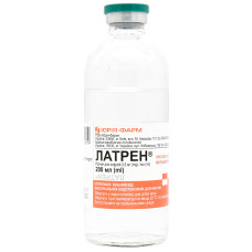 ЛАТРЕН р-н д/інф. 0,5 мг/мл №1 пляшка 200 мл
