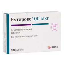 ЕУТИРОКС табл. 100 мкг №100  бліст.