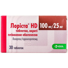 ЛОРІСТА HD табл. 100 мг/25 мг №30 КРКА