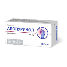 АЛОПУРИНОЛ табл. 100 мг №50 БОРЩАГІВСЬКИЙ ХФЗ / АГРОФАРМ / АГРОФІРМА ЯН ДП
