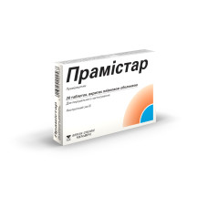 ПРАМІСТАР табл. в/плівк.об. 600 мг №20 БЕРЛІН-ХЕМІ АГ / МЕНАРІНІ