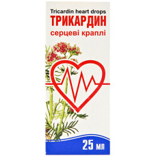 ТРИКАРДИН СЕРЦЕВІ КРАПЛІ кр. 25 мл