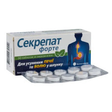 СЕКРЕПАТ ФОРТЕ ЗІ СМАКОМ МЯТИ табл. №50 СПЕРКО