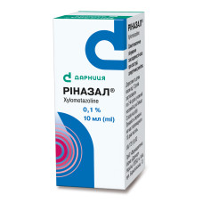 РІНАЗАЛ каплі наз. 0,1% №1  фл.10 мл ДАРНИЦЯ