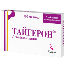 ТАЙГЕРОН табл. в/о 500 мг №5 бліст. **