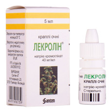 ЛЕКРОЛІН кр. очні 40 мг/мл №1 фл.5 мл