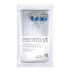 Суміш регідратаційна бенелайф Humana Elektrolyt з фенхелем для дітей з народження, старших дітей і дорослих, 6.25 г