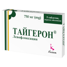 ТАЙГЕРОН табл. в/о 750 мг №5 бліст. **