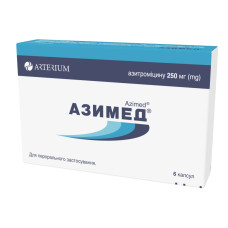 АЗИМЕД капс. 250 мг №6 бліст.