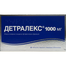 ДЕТРАЛЕКС 1000 МГ табл. в/пл. об. 1000 мг №30 бліст.