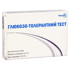 ГЛЮКОЗОТОЛЕРАНТНИЙ ТЕСТ ПОР 75,75г №1 ПАК.