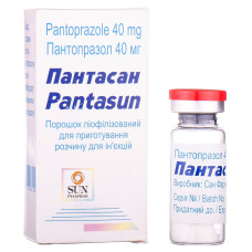 ПАНТАСАН ліофіл. д/п р-ну д/ін. з р-ком 40 мг №1 фл.