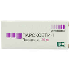 ПАРОКСЕТИН табл. 20 мг №30 МЕДОКЕМІ