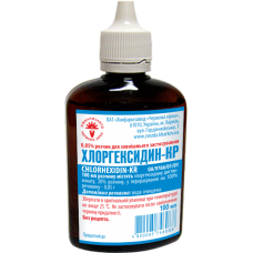 ХЛОРГЕКСИДИН-КР р-н д/зовн.заст. 0,05% №1 конт. 100 мл