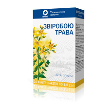 ЗВІРОБОЮ ТРАВА 1,5 г №20 пак.