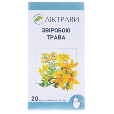 ЗВІРОБОЮ ТРАВА 1,5 г №20 пак. ЛІКТРАВИ