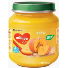 ПЮРЕ MILUPA овочеве Гарбуз 125г