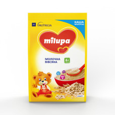 MILUPA каша молочна суха швидкорозчинна 210гр вівсяна NEW