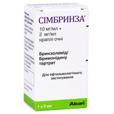 СІМБРИНЗА кр. очні №1 фл.5 мл