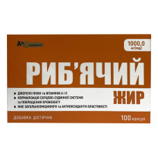 РИБ'ЯЧИЙ ЖИР AN NATUREL ENJEE капс. 1000 мг №100