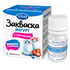 VIVO закваска бактеріальна ЙОГ. ЛАКТ.#4 ВІВО-Актив ТОВ Україна