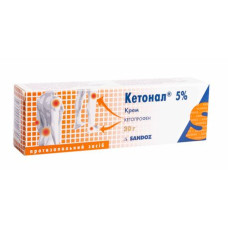 КЕТОНАЛ крем 5% №1 туба 30 г