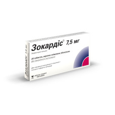 ЗОКАРДІС табл. в/о 7,5 мг №28 МЕНАРІНІ