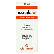КАНДІД р-н д/зовн.заст. 1% 15 мл