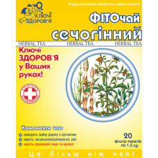 ФІТОЧАЙ КЛЮЧІ ЗДОРОВЯ №9 сечогінний 1,5г №20