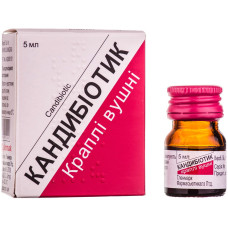 КАНДИБІОТИК кр. вушні 5 мл
