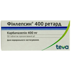 ФІНЛЕПСИН 400 РЕТАРД табл. пролонг. дії 400 мг №50 бліст.