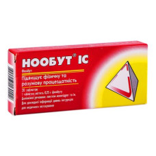 НООБУТ ІС табл. 0,25 г №20 ІНТЕРХІМ