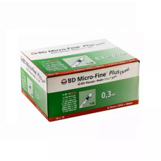 ШПРИЦ 0.3мл інсул.U-100 N10 Micro-Fine Plus Demi (0.3х8) G30 320829
