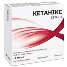 КЕТАНІКС р-н д/ін. 30 мг/мл №10 амп.1 мл