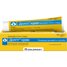 ДОЛГІТ крем 50 мг/г №1 туба 150 г