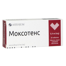 МОКСОТЕНС табл. в/пл. об. 0,4 мг №20 бліст.