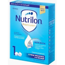 НУТРІЛОН Суміш суха молочна Nutrilon Premium+ 1 для дітей з народження, 200 г