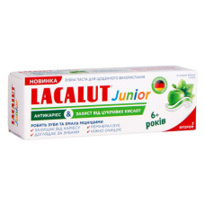 ЛАКАЛУТ з/п Lacalut Junior Антикарієс & Захист від цукрових кислот для дітей від 6 років, 55 мл